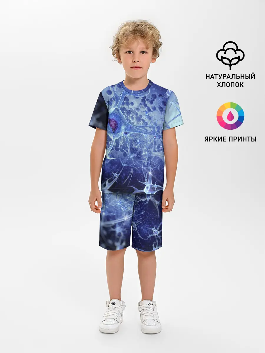 Детская пижама с шортами / ВИРУС