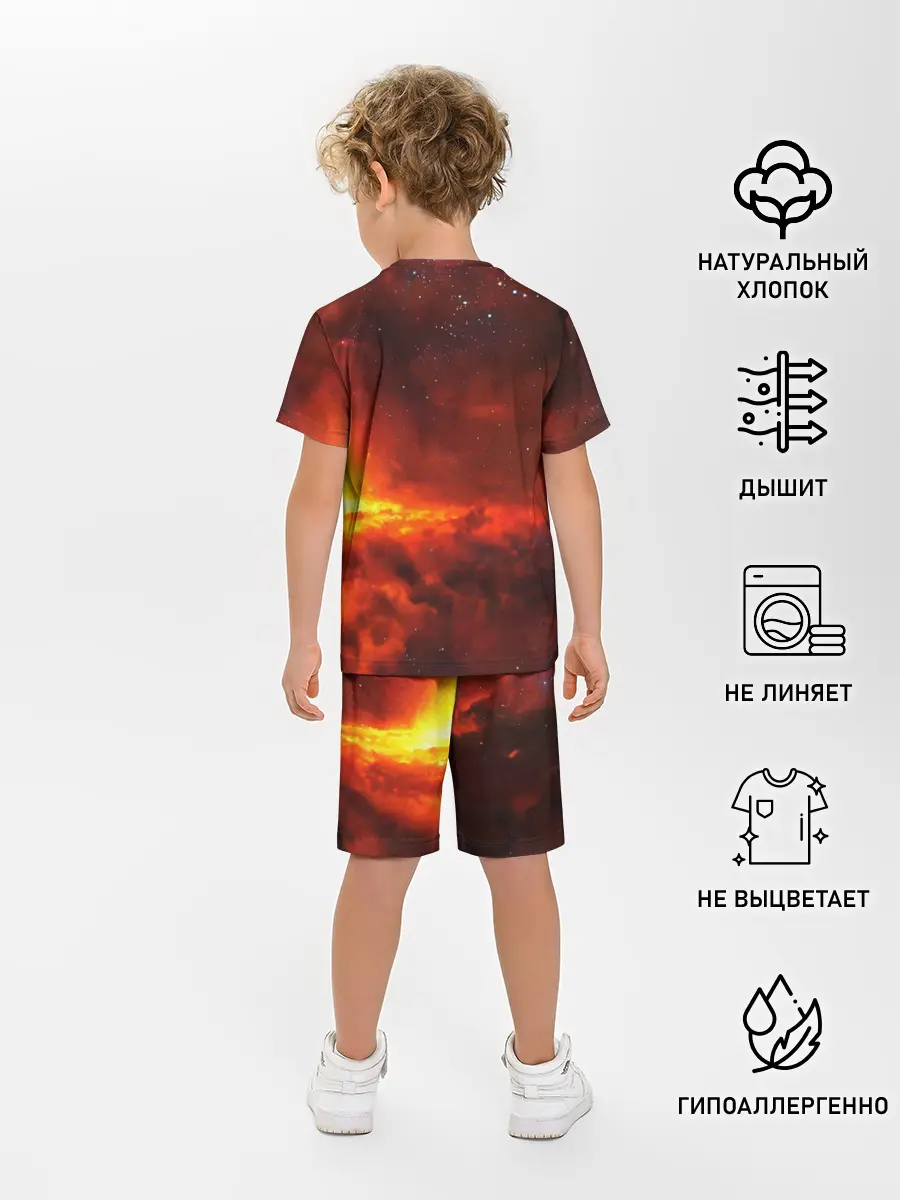 Детская пижама с шортами / Марс