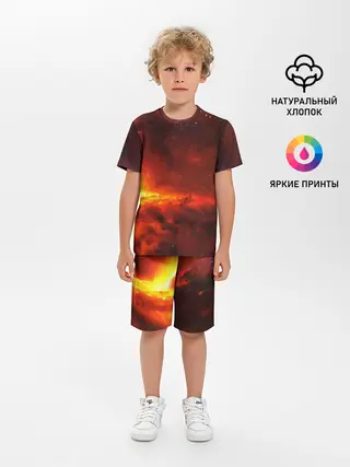 Детская пижама с шортами / Марс
