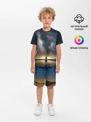 Детская пижама с шортами / VIOLET EVERGARDEN. Космос
