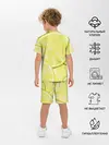 Детская пижама с шортами / Лайм