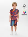 Детская пижама с шортами / РазноцВетная абстракция