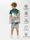 Детская пижама с шортами / Elon Musk Thinker