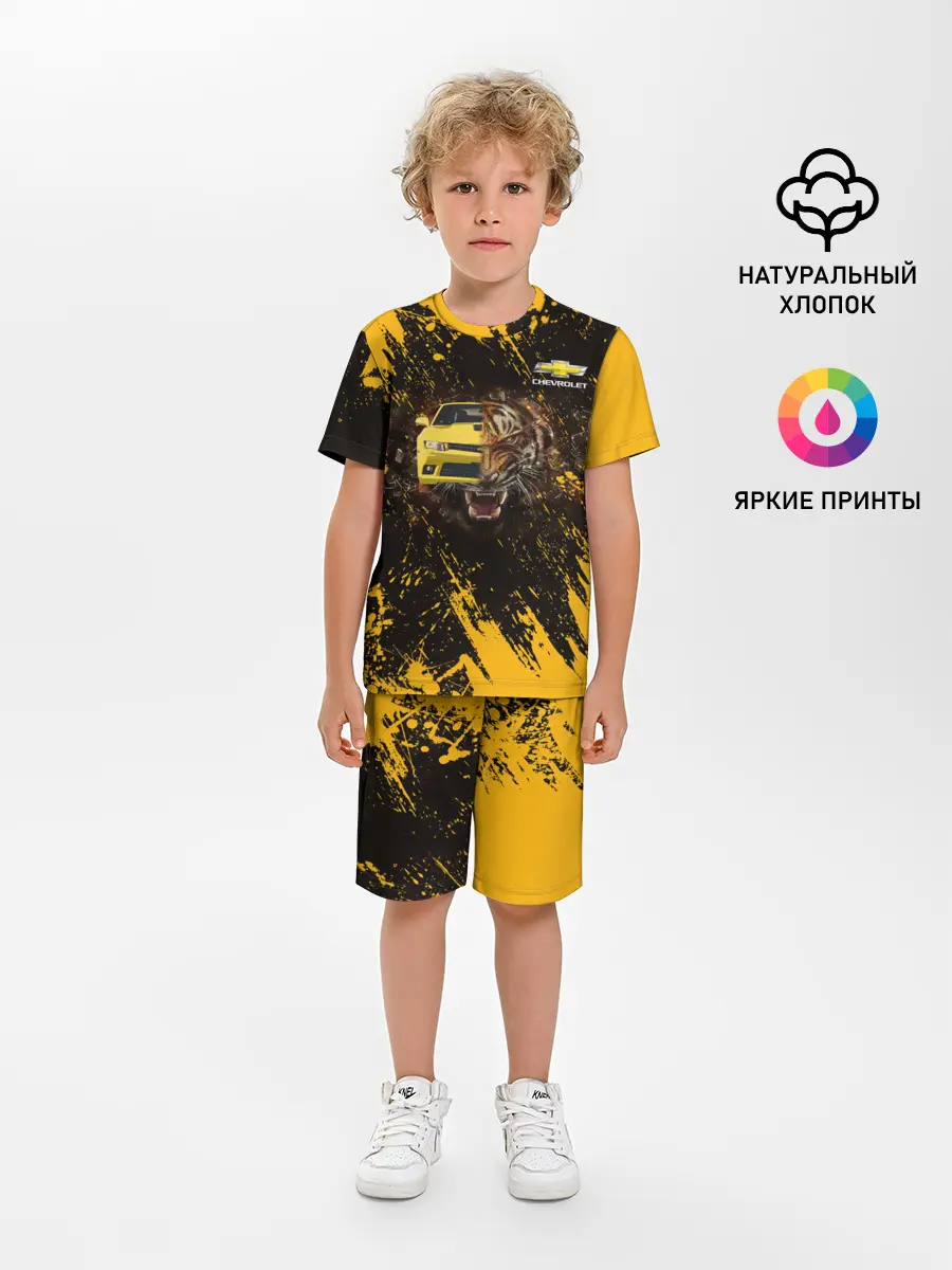 Детская пижама с шортами / Chevrolet