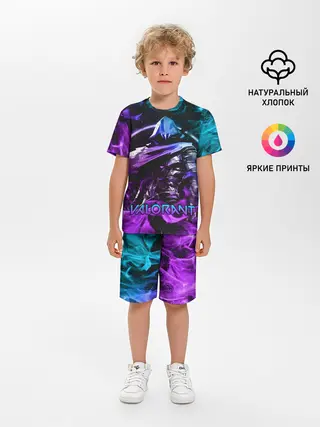 Детская пижама с шортами / VALORANT OMEN