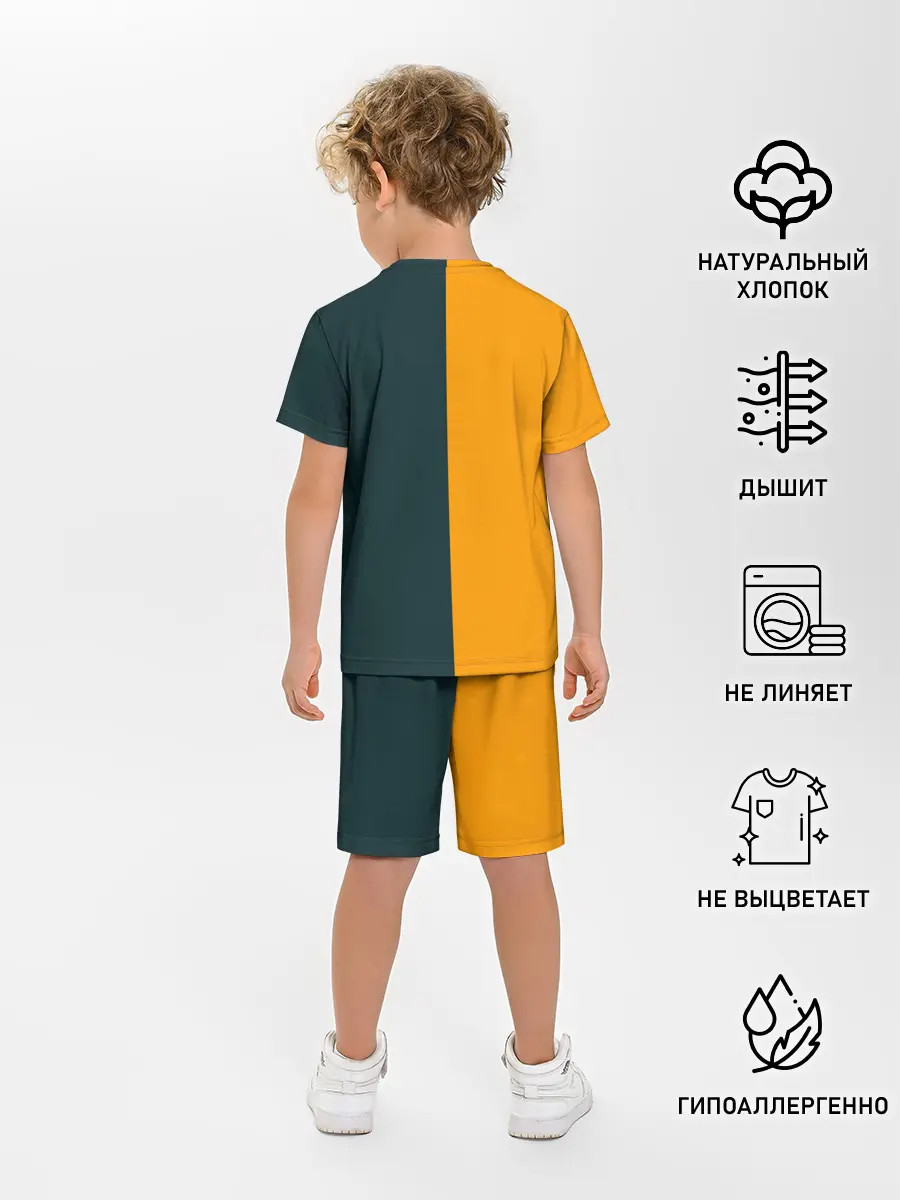 Детская пижама с шортами / Хината и Кагеяма из Карасуно