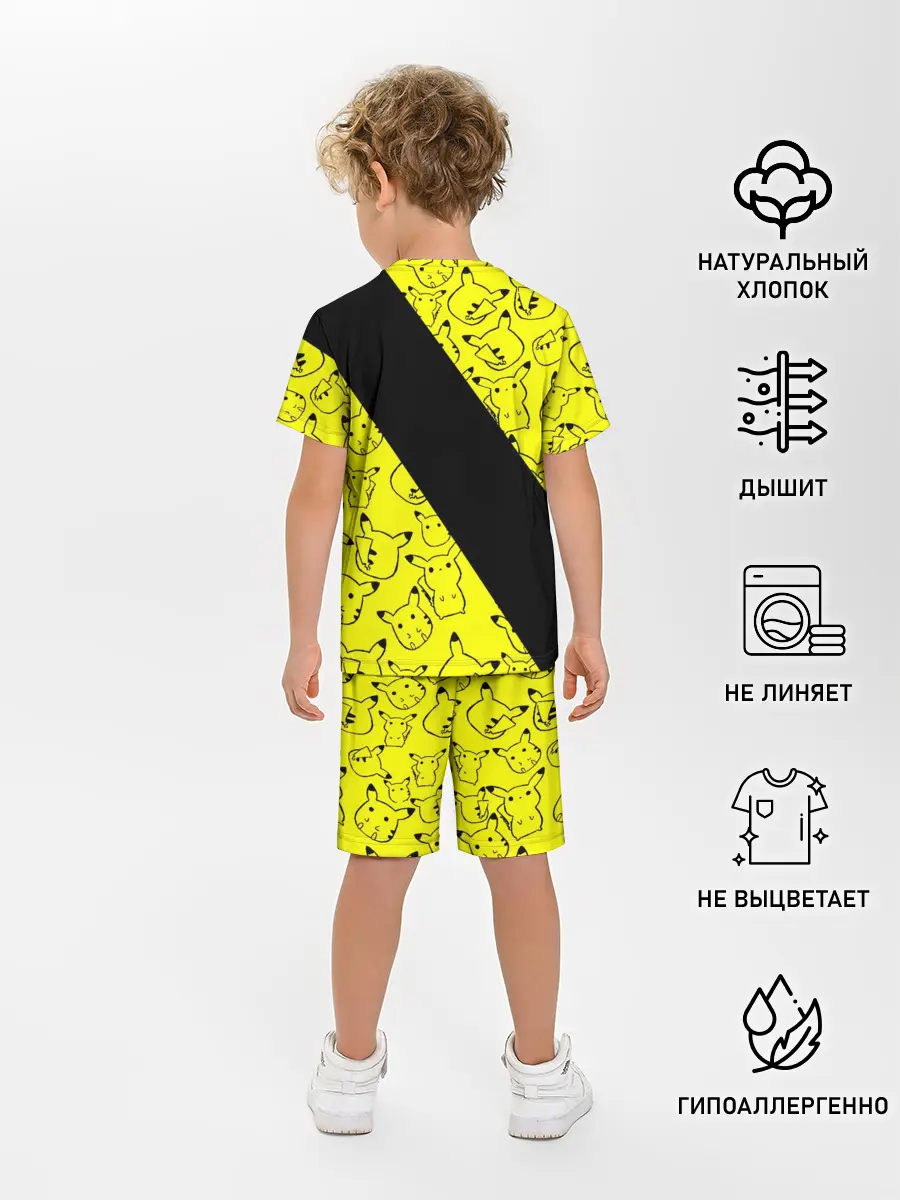 Детская пижама с шортами / Пикачу