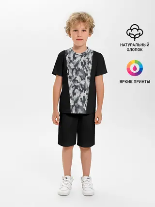 Детская пижама с шортами / Стиль - Камуфляж