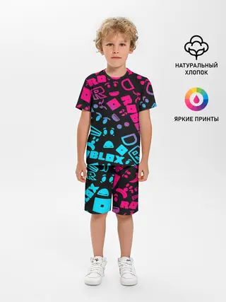 Детская пижама с шортами / Roblox