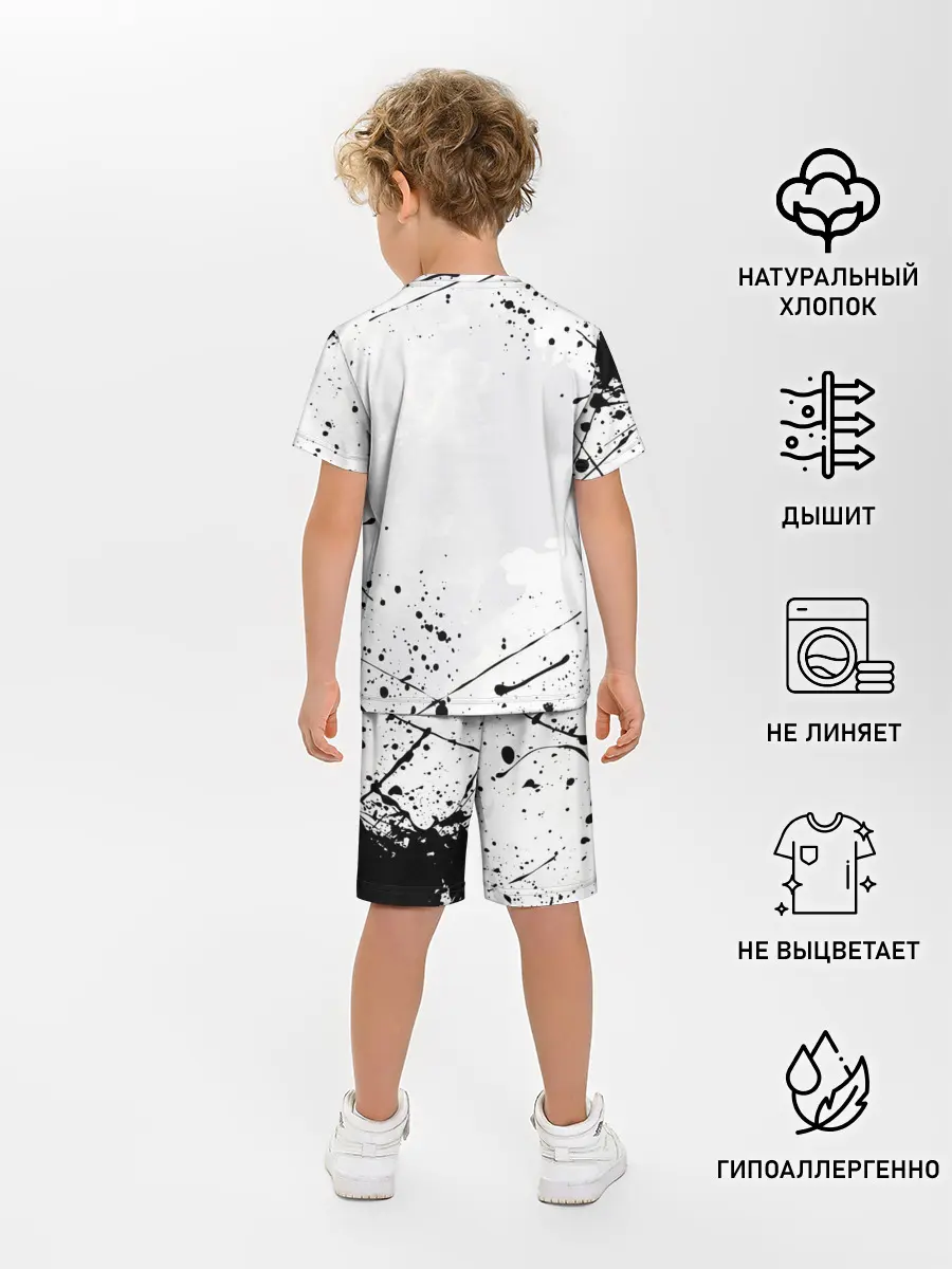 Детская пижама с шортами / ЧЕСТЕР | ЛИНКИН ПАРК