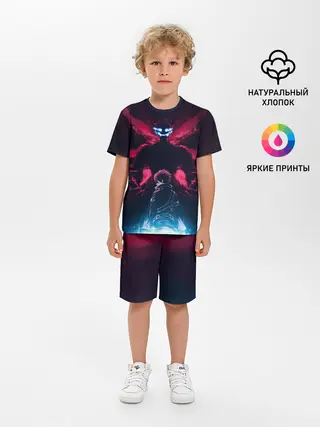 Детская пижама с шортами / Kirito спиной