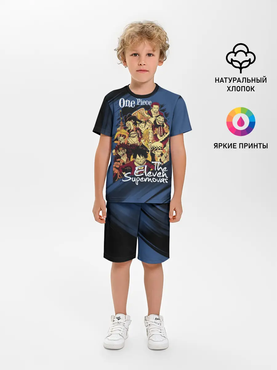 Детская пижама с шортами / One Piece | The Eleven Supernovas