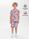 Детская пижама с шортами / Лилии и розы