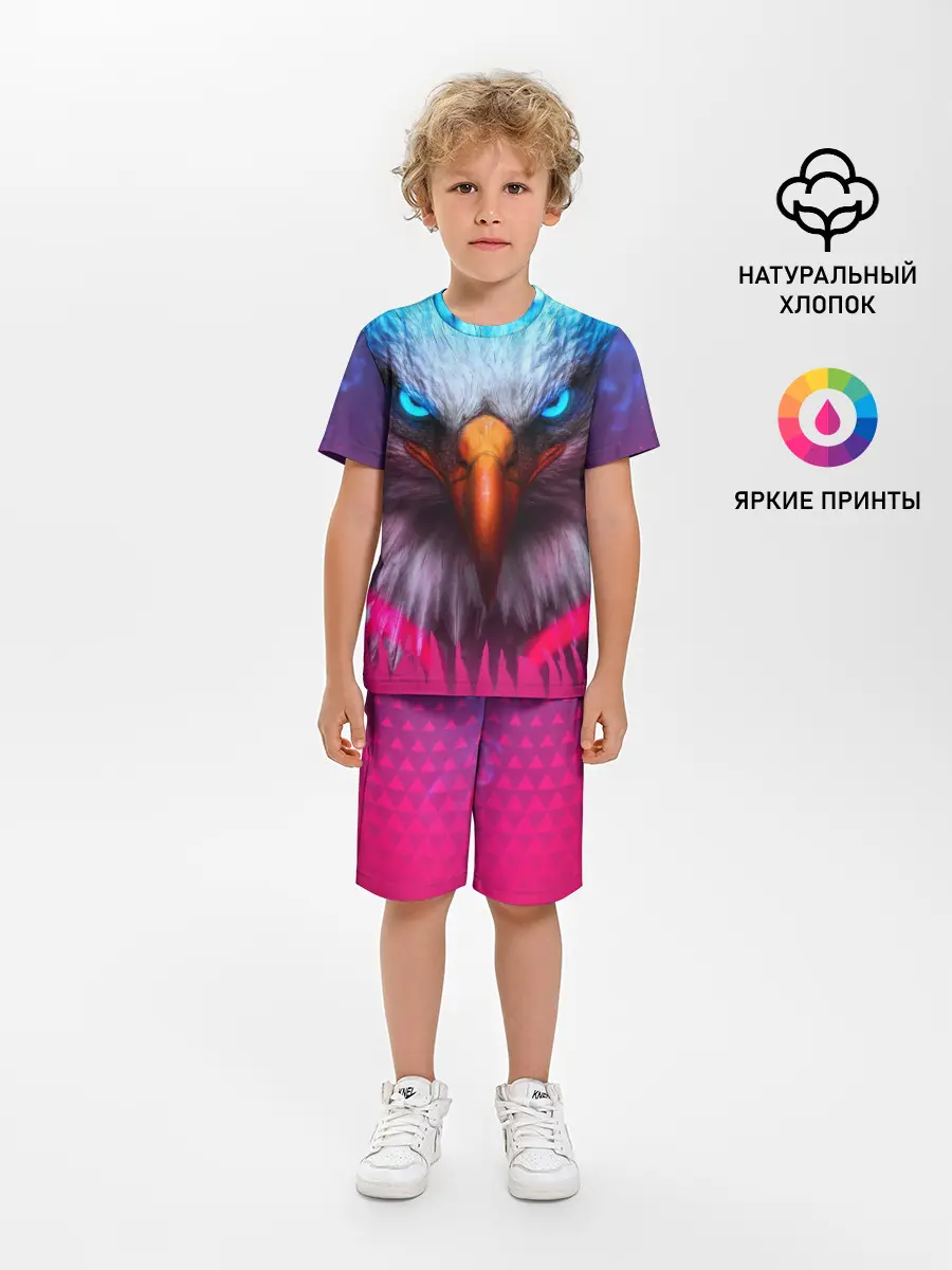 Детская пижама с шортами / Взгляд орла