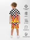 Детская пижама с шортами / ОГОНЬ / УЗОР / PATTERN
