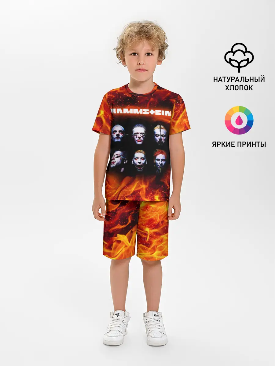 Детская пижама с шортами / RAMMSTEIN