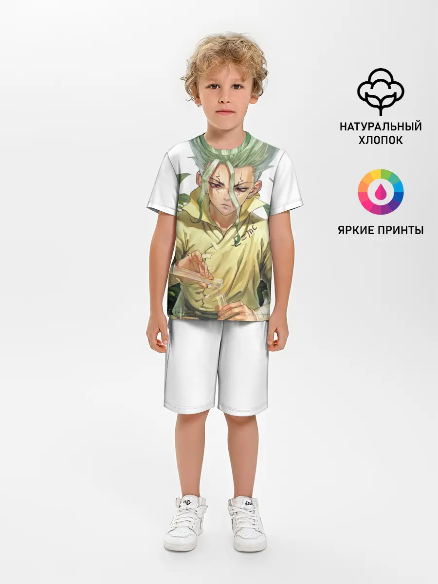 Детская пижама с шортами / Доктор Стоун