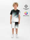 Детская пижама с шортами / GLITCH STRIPES