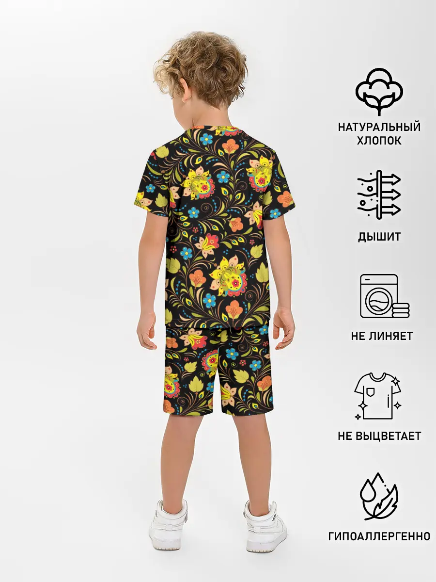 Детская пижама с шортами / Русская красавица