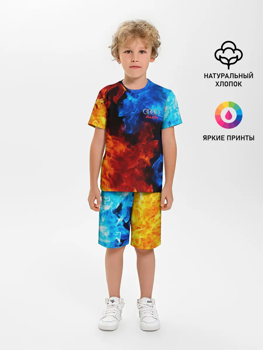 Детская пижама с шортами / AUDI