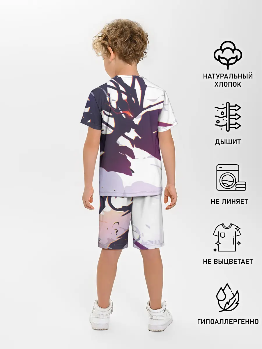 Детская пижама с шортами / милый во франксе абстракция