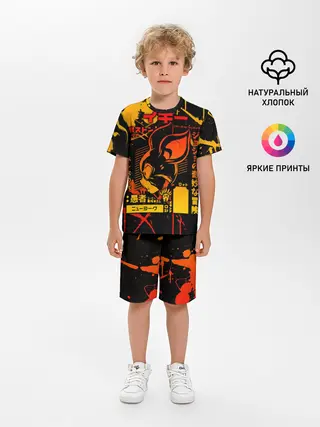 Детская пижама с шортами / JoJo Bizarre Adventure