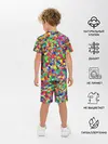 Детская пижама с шортами / РАЗНОЦВЕТНЫЙ ПАЗЛ