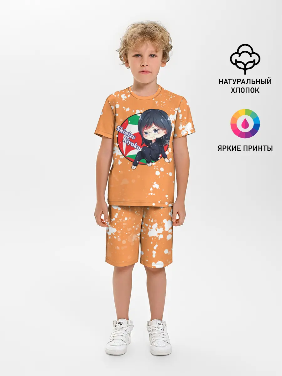 Детская пижама с шортами / Shimizu Kiyoko | Haikyu | Волейбол