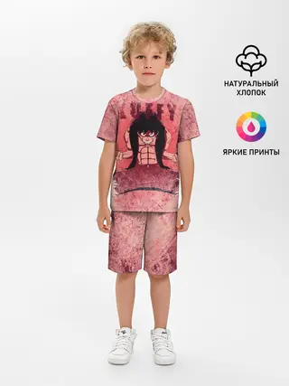 Детская пижама с шортами / Свирепый Луффи