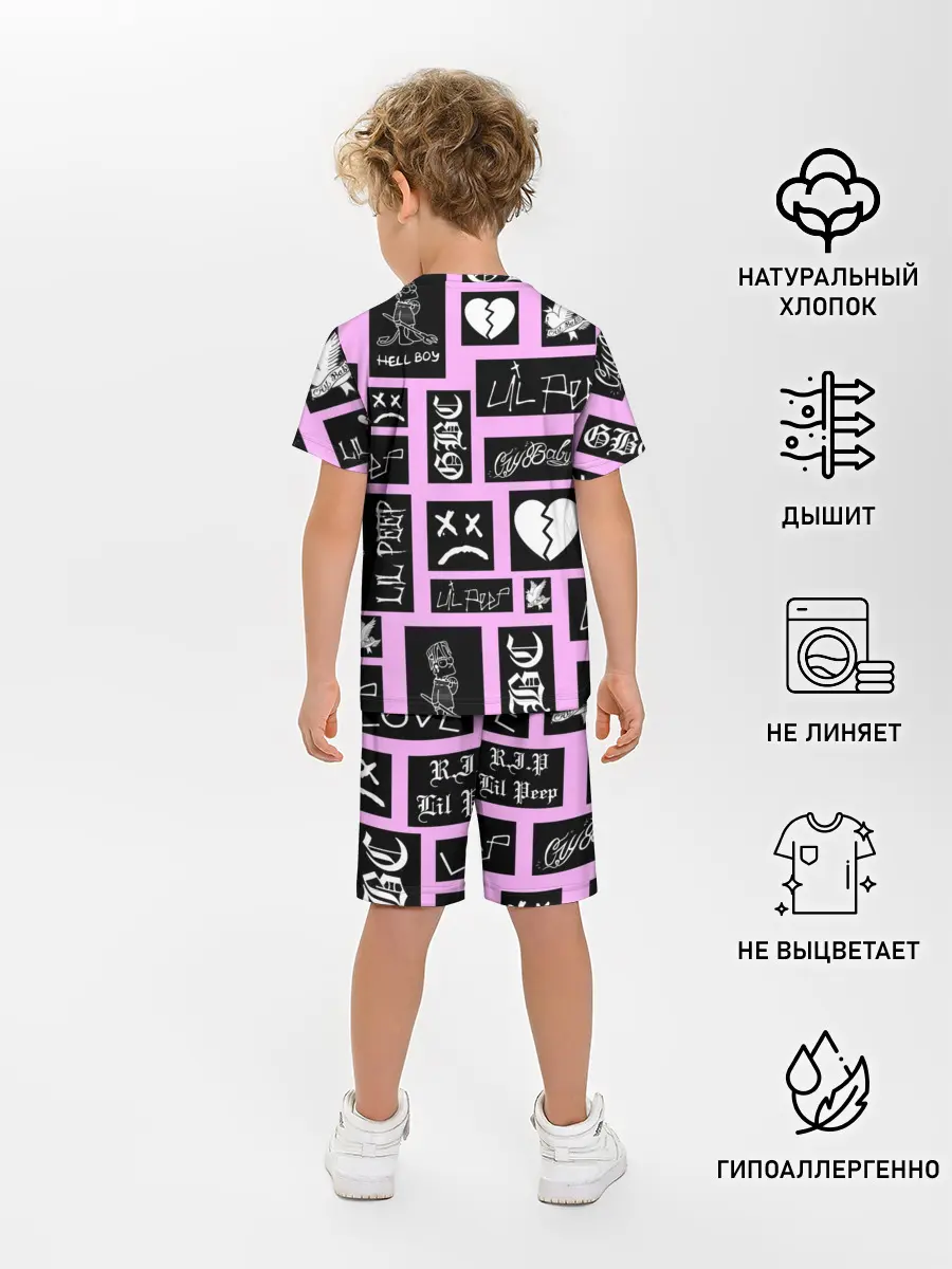 Детская пижама с шортами / LIL PEEP