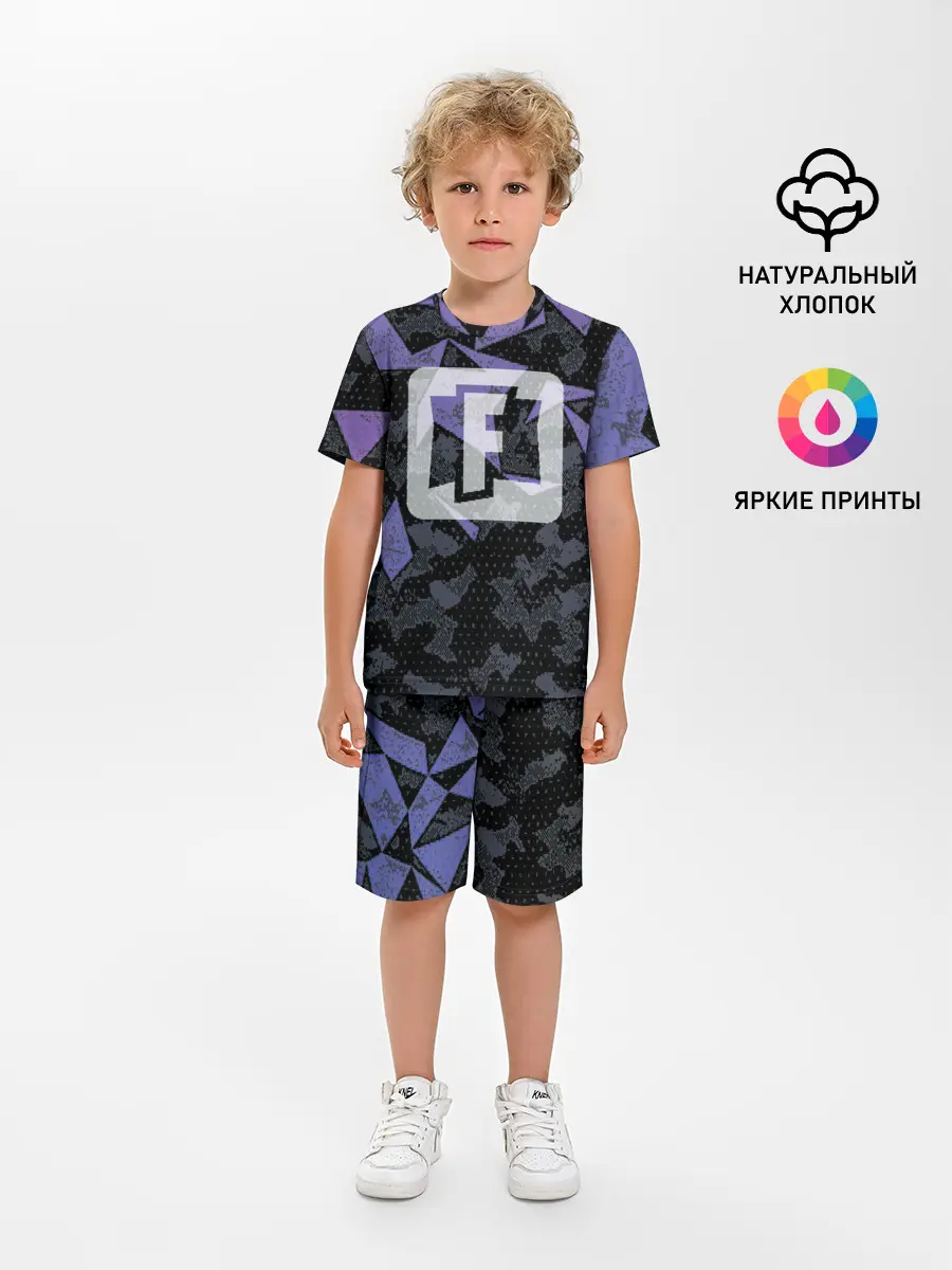 Детская пижама с шортами / Фортнайт