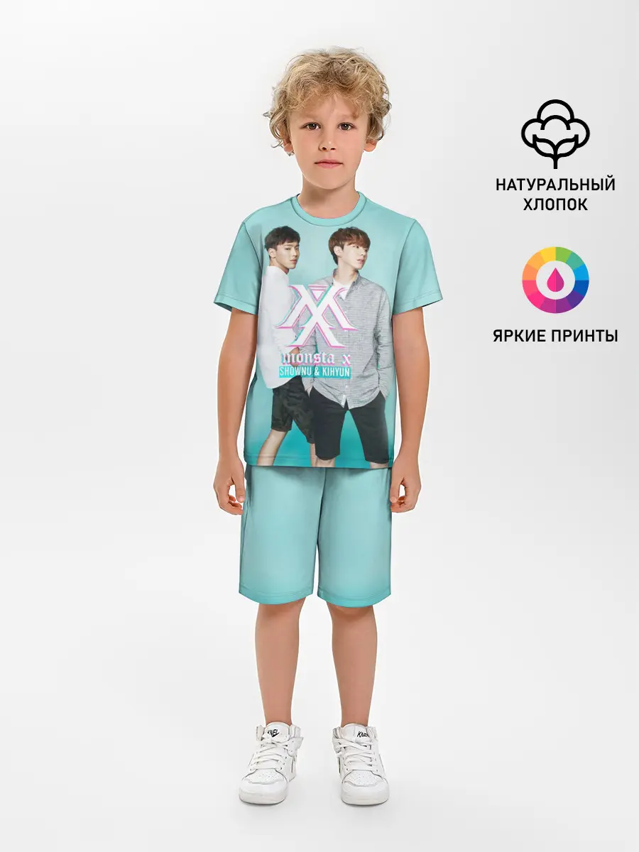 Детская пижама с шортами / Shownu&Kihyun