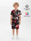 Детская пижама с шортами / Abstract art
