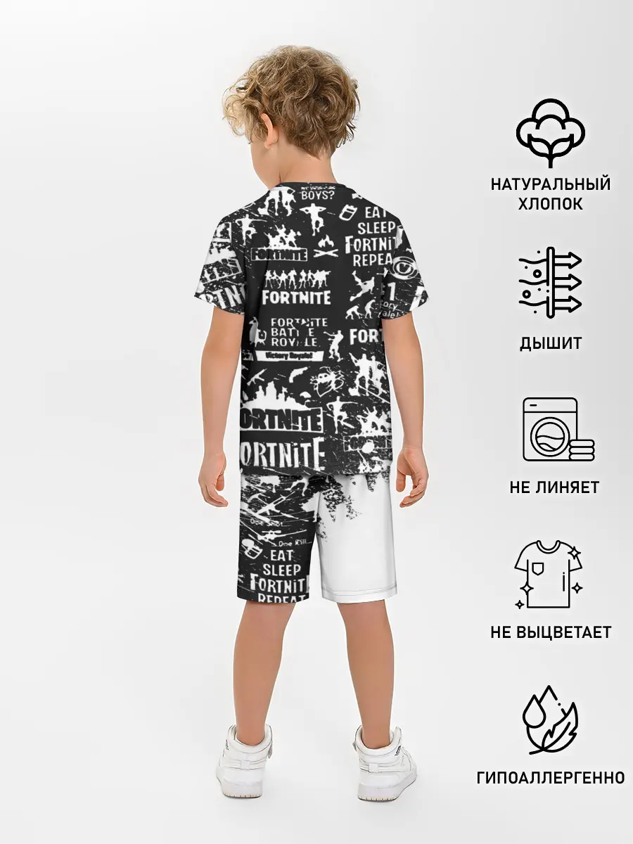 Детская пижама с шортами / Fortnite.