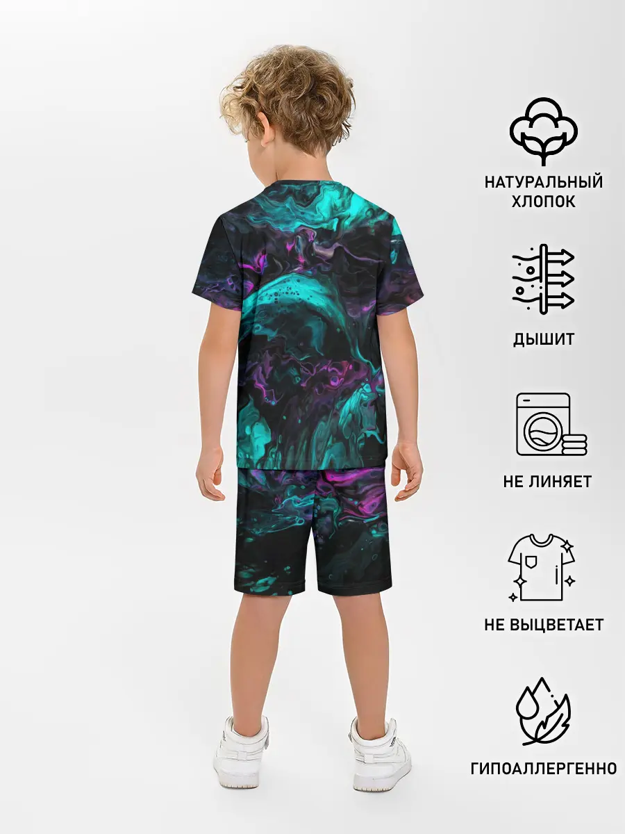 Детская пижама с шортами / ТЕКСТУРЫ