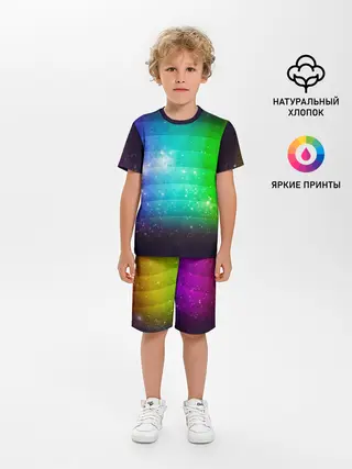 Детская пижама с шортами / Space