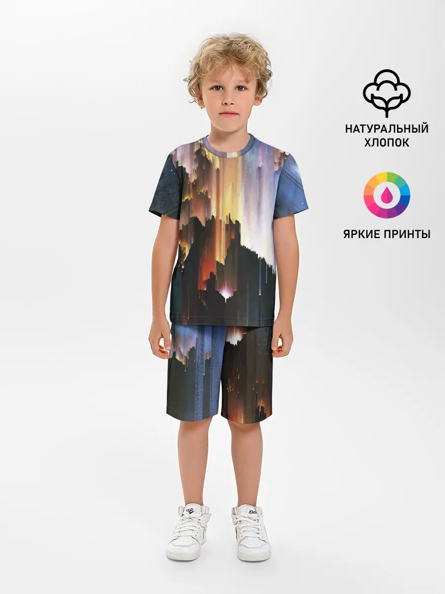 Детская пижама с шортами / Space