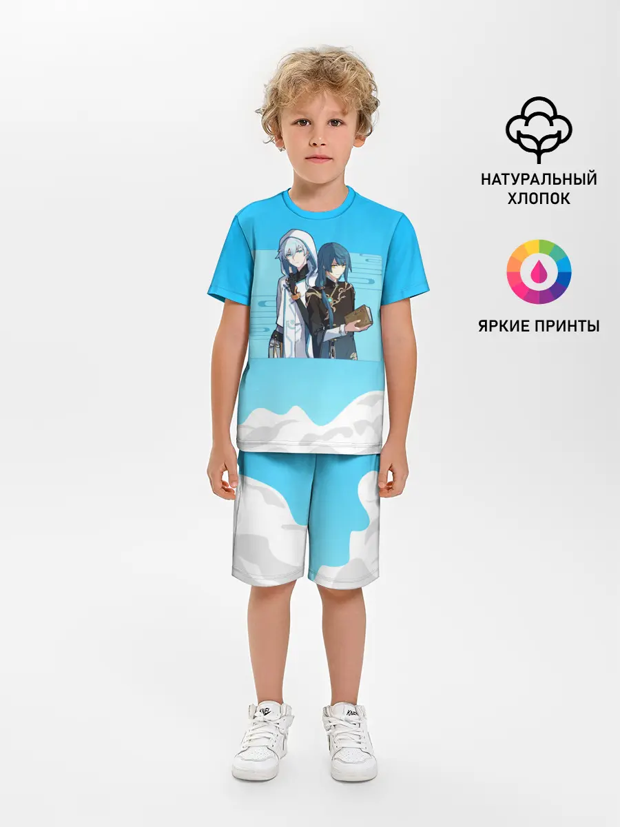 Детская пижама с шортами / Genshin Impact