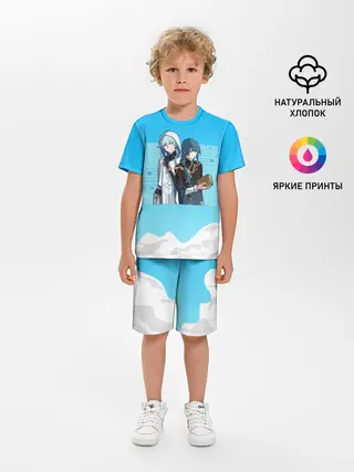 Детская пижама с шортами / Genshin Impact