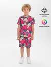 Детская пижама с шортами / Поле роз
