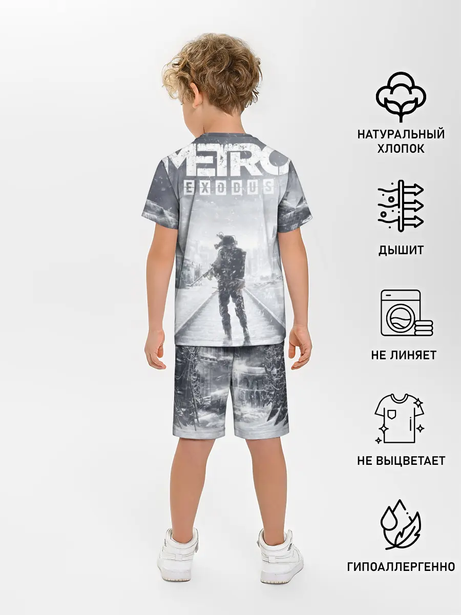 Детская пижама с шортами / Metro Exodus: Артём