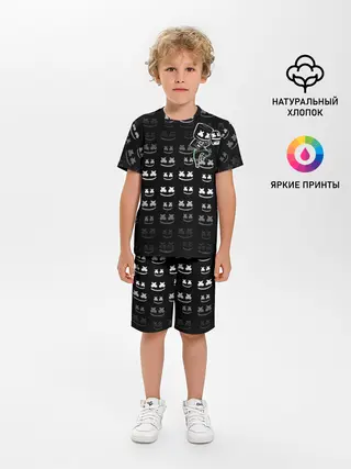 Детская пижама с шортами / FORTNITE X MARSHMELLO