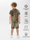 Детская пижама с шортами / Шкура леопарда