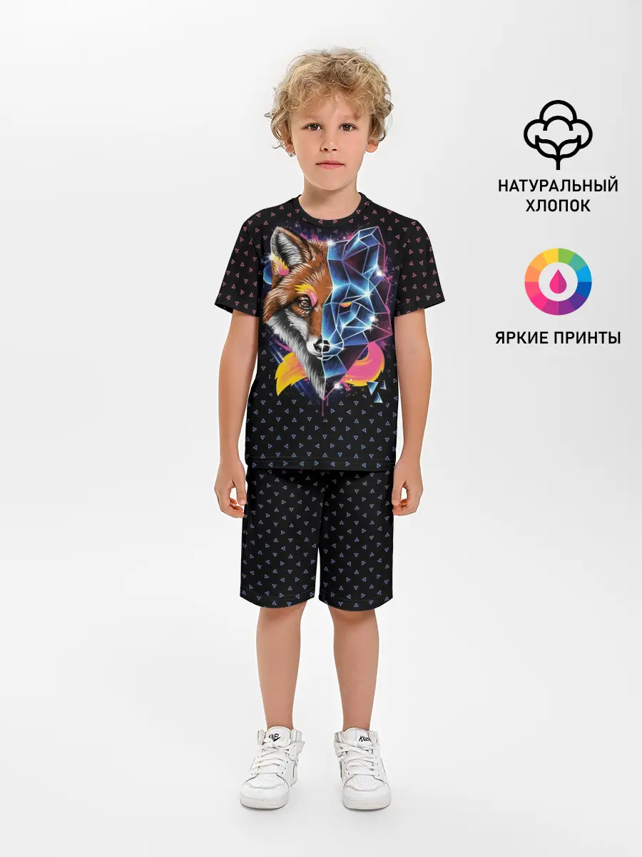 Детская пижама с шортами / Super Space Fox