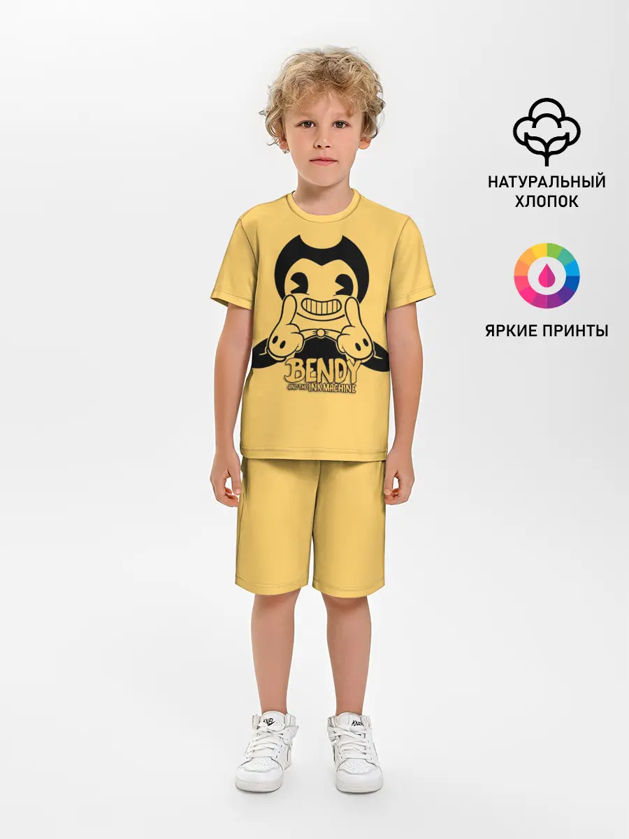 Детская пижама с шортами / Bendy And The Ink Machine