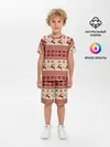 Детская пижама с шортами / Новогодние Олени!