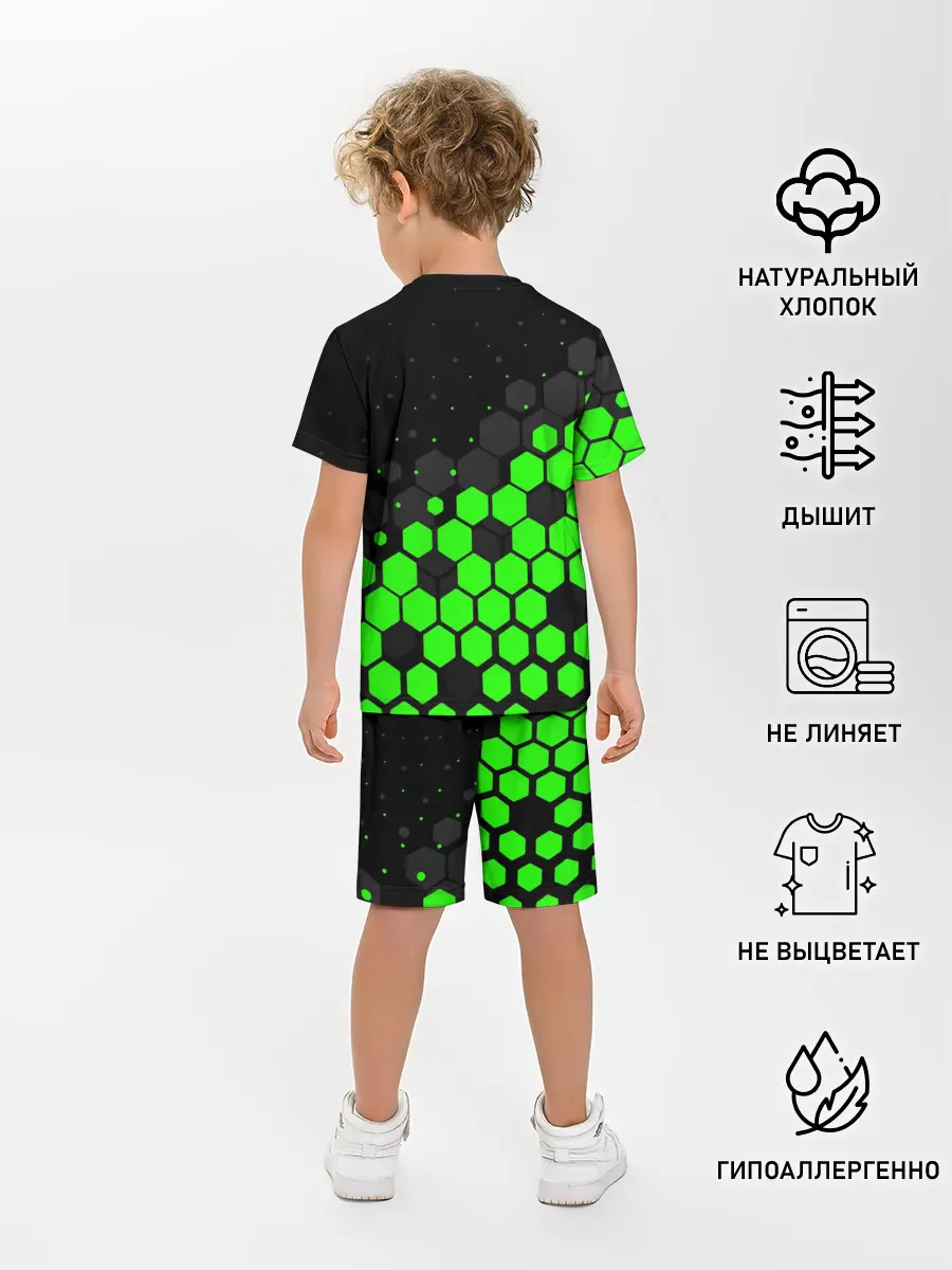 Детская пижама с шортами / KAWASAKI / КАВАСАКИ