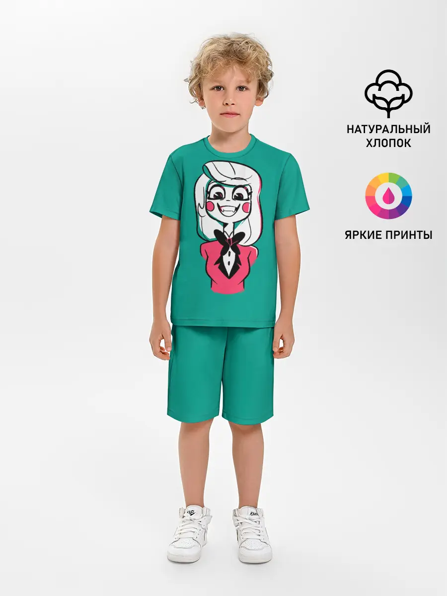 Детская пижама с шортами / Радостная Чарли