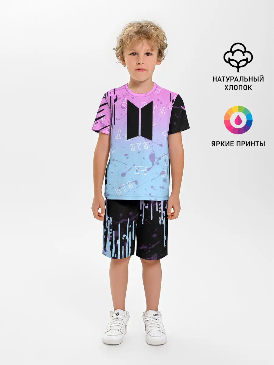Детская пижама с шортами / BTS.