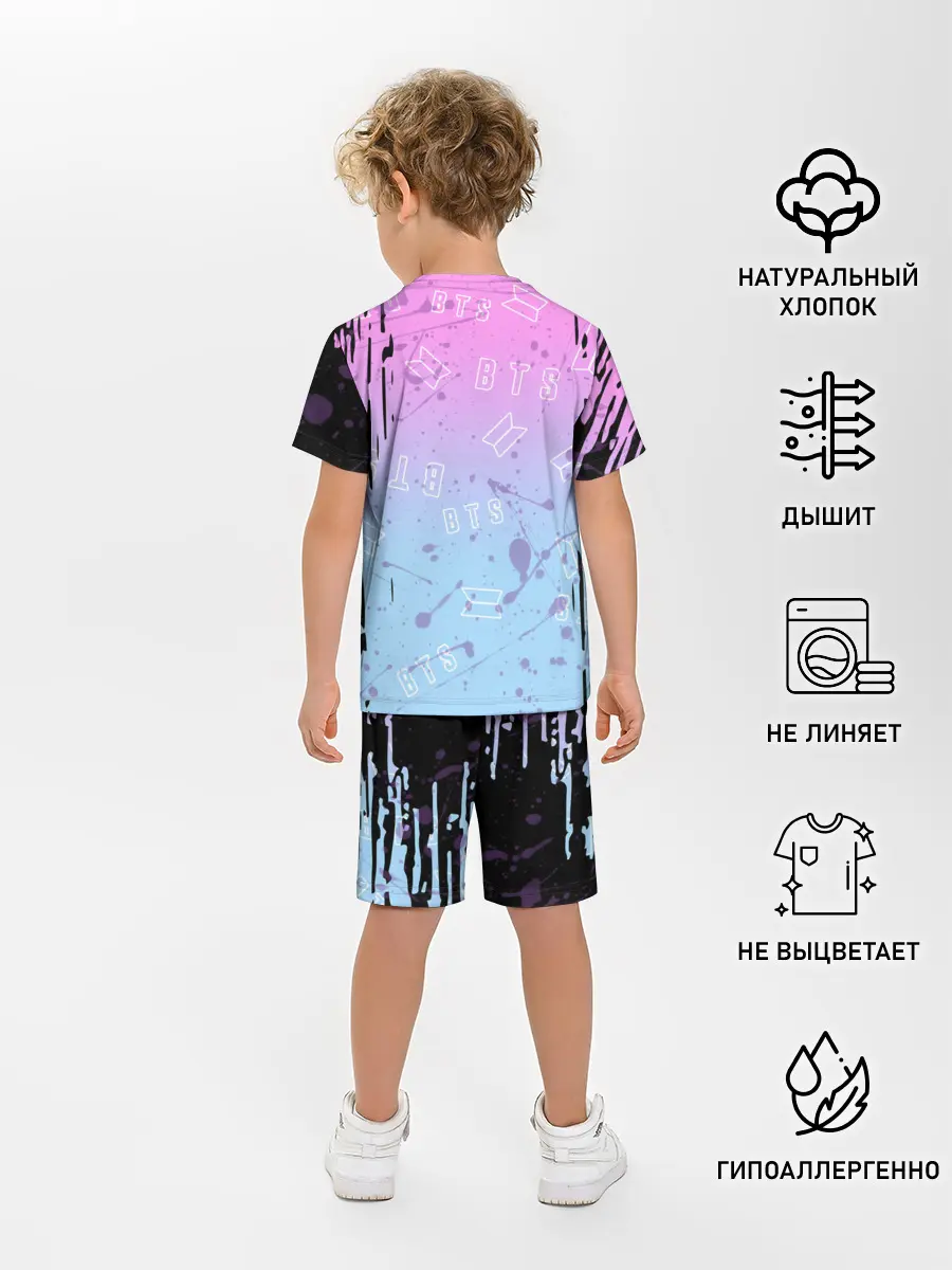 Детская пижама с шортами / BTS.